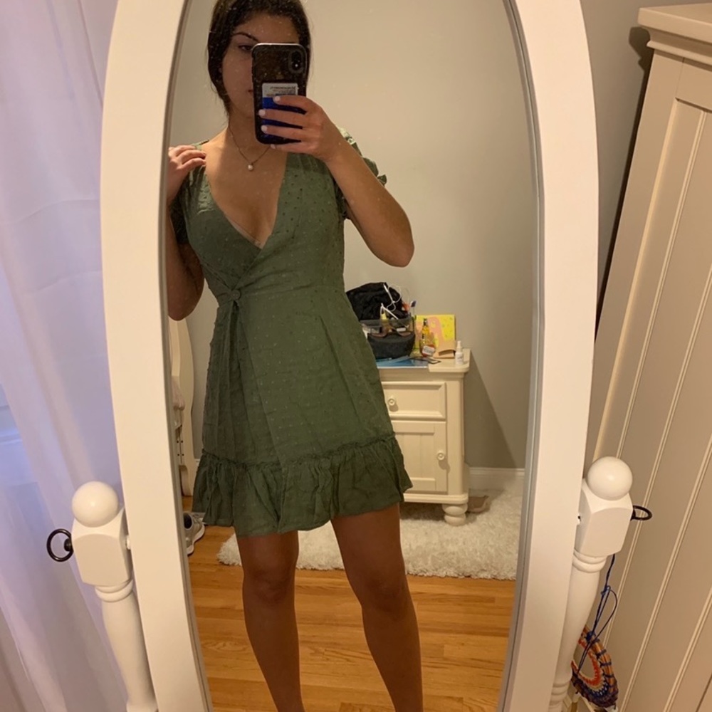 Green MinkPink dress